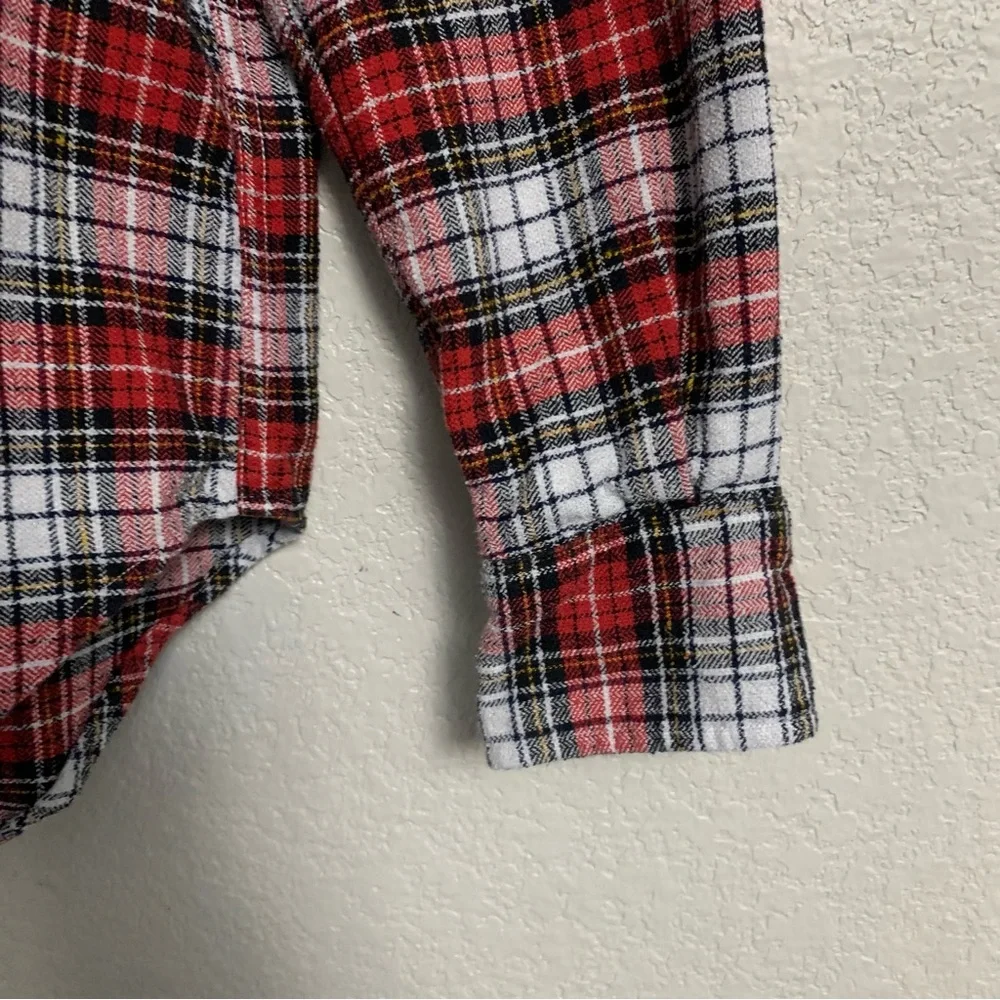 Frank and Eileen Shirt Top Women S Plaid Relaxed Button Up Preppy Italian Eileen - Picture 7 of 16